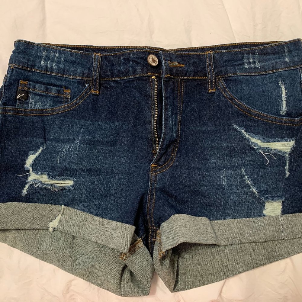 Denim shorts